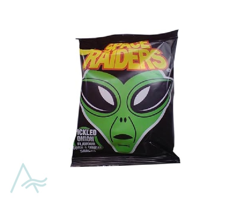 SPACE RAIDERS PICKLED ONION CRISPS30g